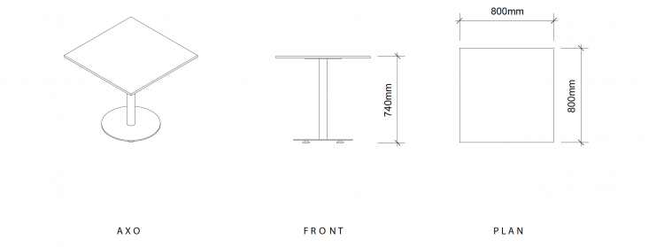 Bank Table | Hospitality and Meeting Tables | Icons of Denmark